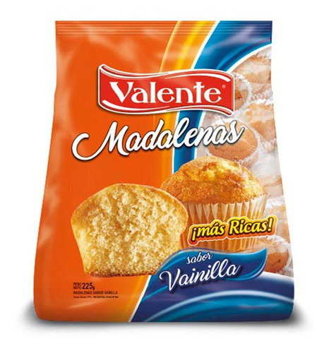 GALLETITAS VALENTE MADALENAS VAINILLA 200g